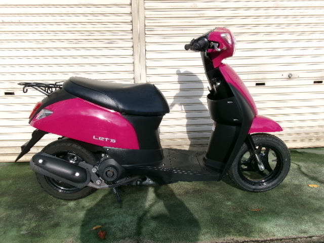 スズキ レッツ (CA4AA) マゼンダ 中古車 バイク＆ホバークラフト専門店