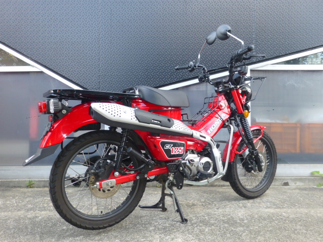 福岡近郊ct125 外装一式　レッド　ハンターカブ 車両販売】CT125ハンターカブ(赤)入荷！ | パーツランドイワサキ