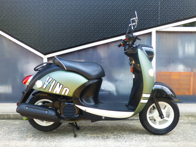 ヤマハ ビーノ (SA54J) マットグリーン 中古車 バイク
