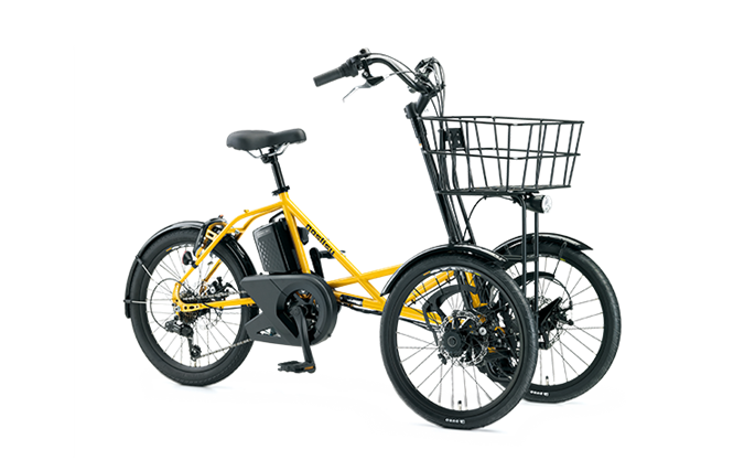 カワサキ　ノスリス カワサキの電動3輪アシスト自転車「ノスリス」2025年モデル発表