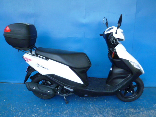 受付け終了【 SUZUKI スズキ 】 アドレス125 2BJ-DT11A ホワイト 現在約47,500km(進行中)　125cc 原付2種 原付二種 受付け終了【 SUZUKI スズキ 】 アドレス125 2BJ-DT11A ホワイト 現在